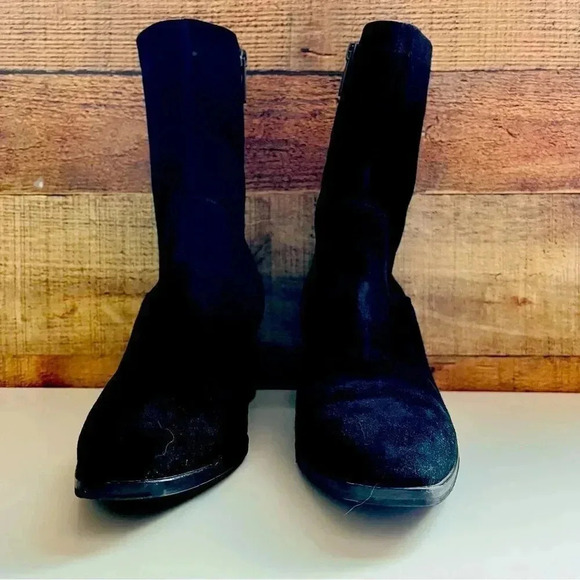 Aquatalia Sandi Suede Waterproof Heeled Boots - Picture 5 of 10